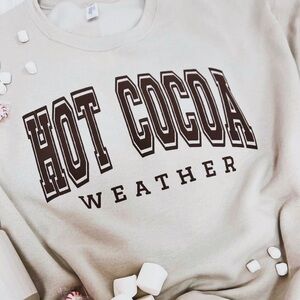 Cream Graphic Women's Sweater